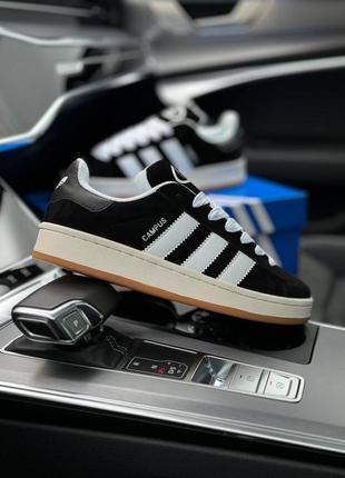 Adidas campus 00s black gum - кросівки чоловічі чорні6 фото