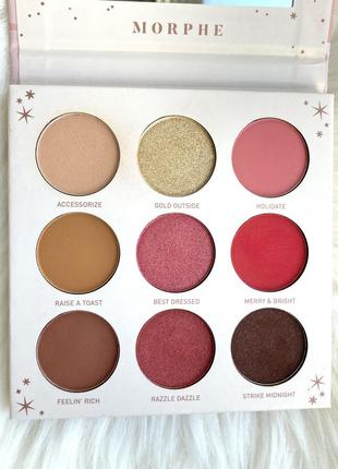 Палетка тіней morphe 9x l'il extra artistry eyeshadow palette.6 фото