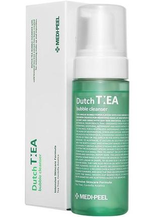 Medi-peel dutch tea bubble cleanser мягкая пенка-мусс с чайным деревом