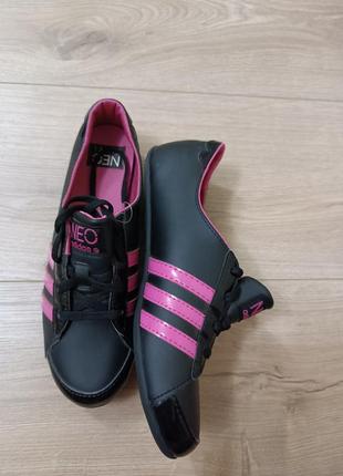 Оригінал 🎀 жіночі мокасіни/ кросівки на тонкій підошві від adidas4 фото