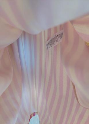 Короткое платье кимано, люрексовое бело-розовое kiabi(размер 38 и 42)4 фото