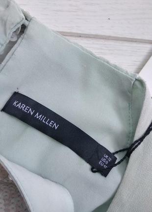 Karen millen платье в пайтеках бирюзовое9 фото