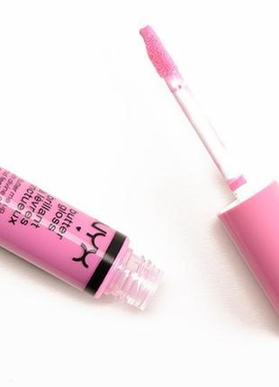 Nyx butter gloss merengue рожевий блиск для губ mac kiko clarins3 фото