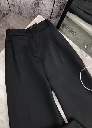 Штани чорні класичні палаццо s; широкі брюки2 фото