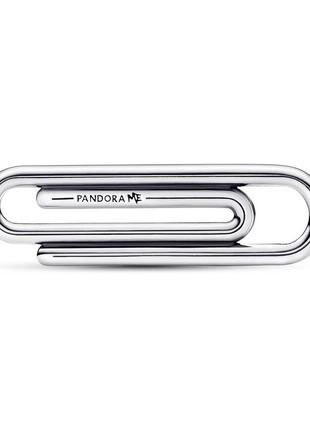 Срібна ланка для стилізації браслетів pandora me скріпка для паперу2 фото