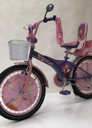Детский велосипед racer-girl  20 дюймов4 фото