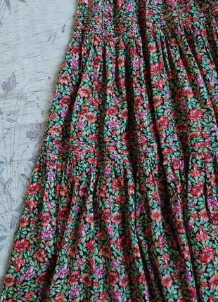 Юбка laura ashley , винтажная юбка в цветы10 фото