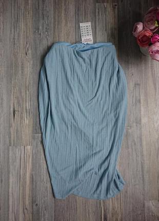 Женская юбка в рубчик р.46/485 фото