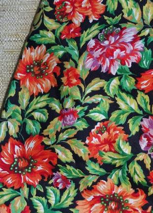 Юбка laura ashley , винтажная юбка в цветы7 фото