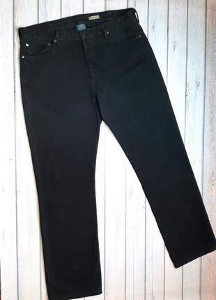 💥1+1=3 брендові прямі чорні плотні чоловічі джинси ralph lauren, розмір 52 - 542 фото