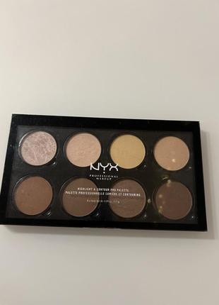 Nyx highlight and contour palette