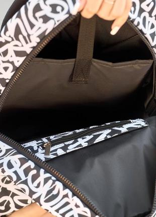 Жіночий рюкзак sambag zard lkt - принт "graphity"8 фото