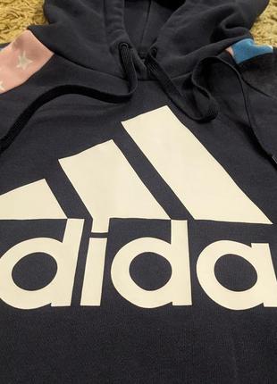 Оригінальне худи світшот укорочене оригінал adidas3 фото