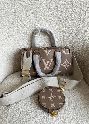 Жіноча сумка louis vuitton onthego east west 1:1 люкс якість