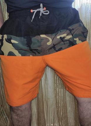 Стильні фірмові шорти бренд. jacamo. cut & sew swimshorts.хл-2хл1 фото