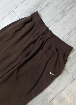 Штаны nike sportswear phoenix fleece brown размер  xl3 фото