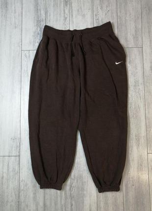 Штаны nike sportswear phoenix fleece brown размер  xl2 фото