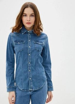 Рубашка denim джинсовая1 фото