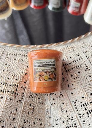 Ароматична свічка yankee candle новорічна citrus gingerbread
