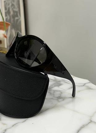 Balenciaga чорні сонцезахисні окуляри оригінал люкс сонячні5 фото