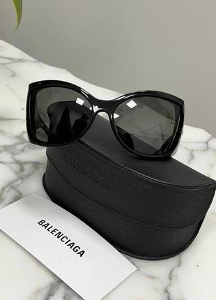 Balenciaga чорні сонцезахисні окуляри оригінал люкс сонячні6 фото