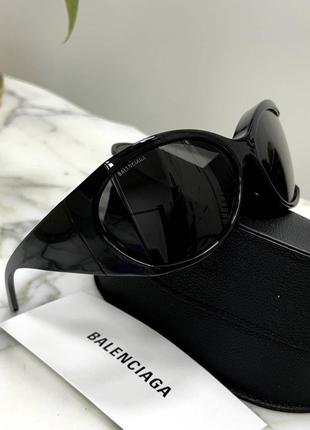 Balenciaga чорні сонцезахисні окуляри оригінал люкс сонячні7 фото