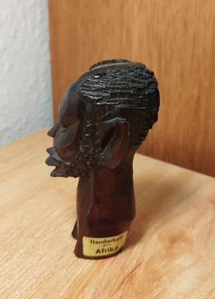Африканская деревянная статуэтка, ручная работа.4 фото