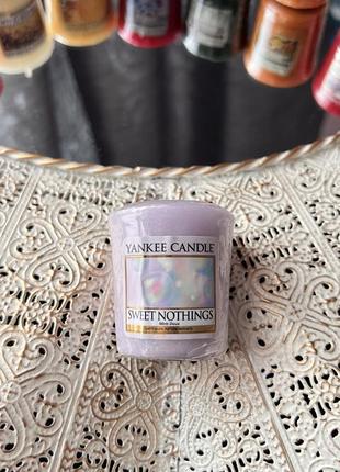 Ароматична свічка yankee candle sweet nothings