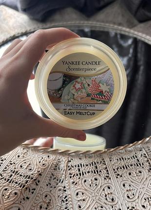 Yankee candle ароматичний віск для плавлення christmas cookie2 фото