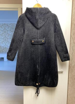 Якісне пальто «травка» виробництва туреччини з капюшоном5 фото