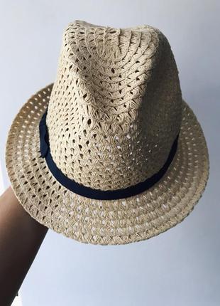 Солом'яний капелюх федора accessorize4 фото