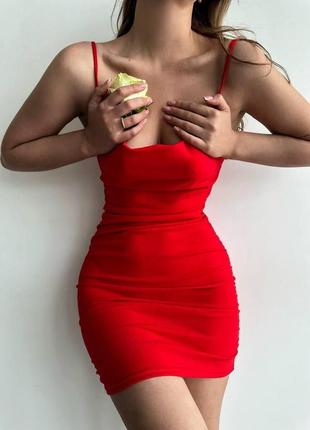 Стильне жіноче плаття зі щільного креп дайвінгу9 фото