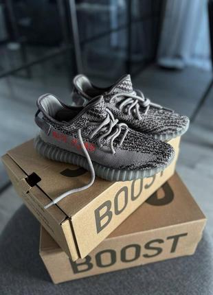 Кросівки в стилі yeezy топ фабрика білі беж мокко сірі6 фото