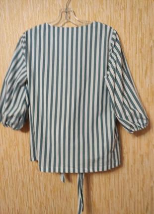 Стильная блуза хлопок р.44-467 фото