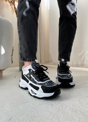 Кросівки guess black/white