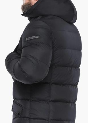 Классическая зимняя мужская куртка черного цвета braggart dress code5 фото