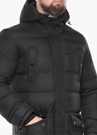 Классическая зимняя мужская куртка черного цвета braggart dress code3 фото