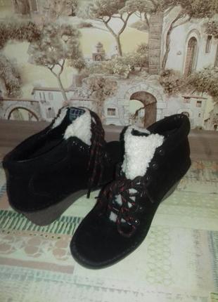 Ботинки кожаные деми, ботильоны кожаные