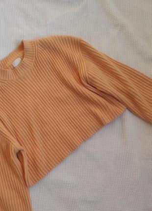 Трендовий светр персикового кольору від h&m.2 фото