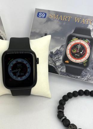 Смарт годинник smart watch iw8 чоловічий спортивний смарт-годинник. чорний2 фото