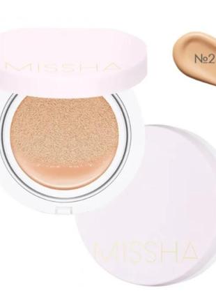 Кушон bb крем missha magic cushion cover lasting spf50+ pa+++ тон№23