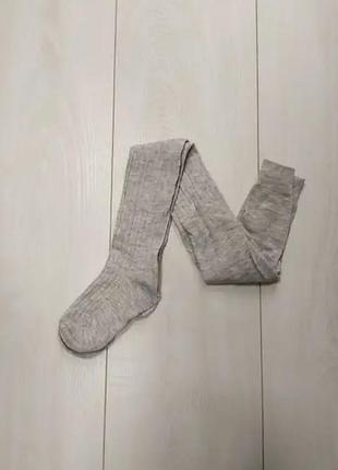 Колготи дитячі сірі з візерунком primark 104, 110см3 фото