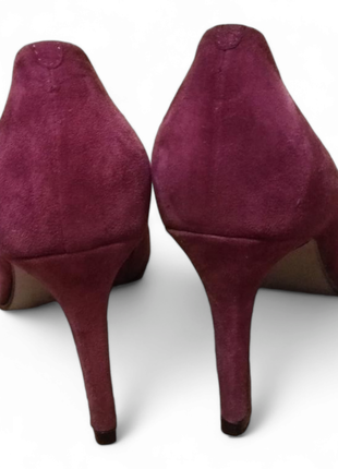 Замшевые туфли бордового цвета, 37 размера3 фото