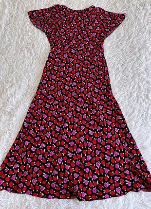 Стильное платье zara цветочный принт9 фото