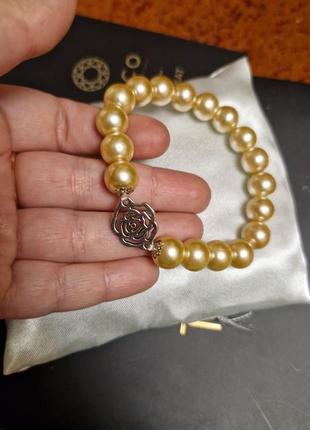 Комплект намисто, браслет і сережки, біжутерія тюсо2 фото
