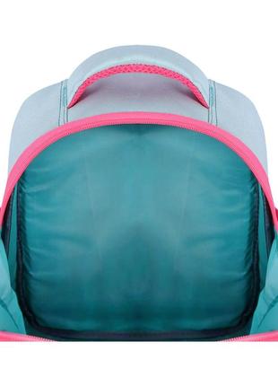 Рюкзак школьный с ортопедической спинкой для девочки 1 2 3 класс, каркасный детский портфель с единорогом6 фото