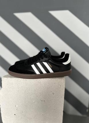 Кросівки adidas samba og black white gum