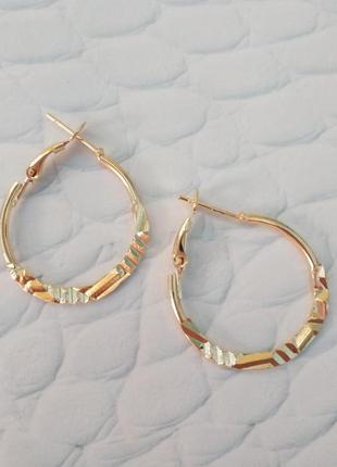 Сережки кольца