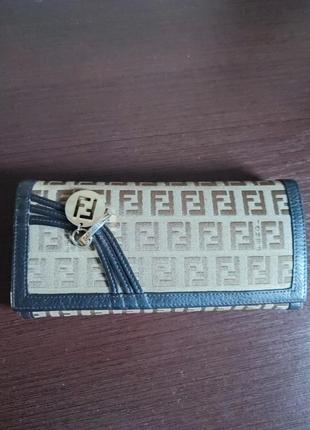 Гаманець fendi оригінал вінтаж лого