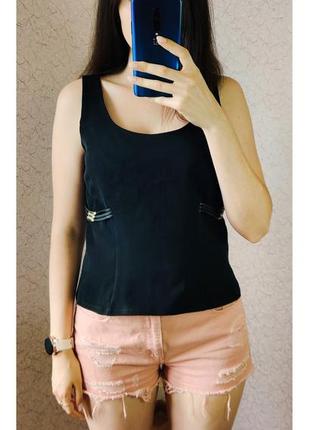 Крутой чёрный топ от adam pour eve
